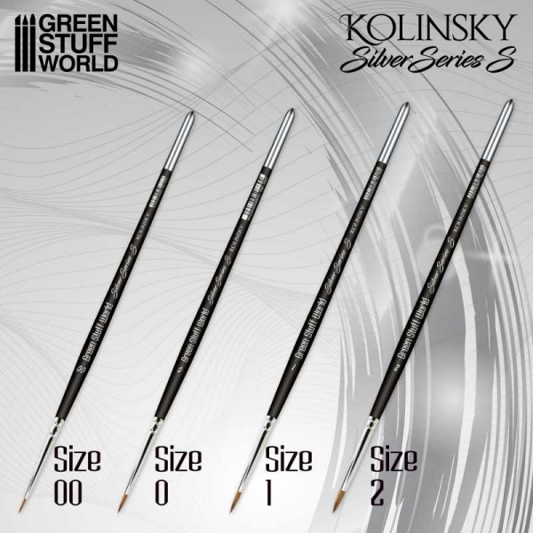 Green Stuff World: SILVER SERIES (S) Paint brush set
