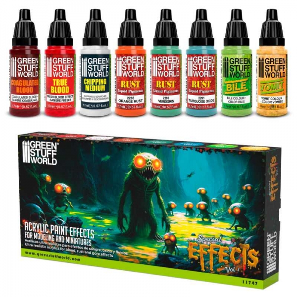 Green Stuff World: Paint Set - Special Effects Vol. 1