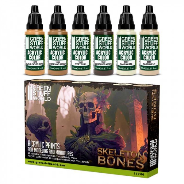 Green Stuff World: Paint Set - Bones