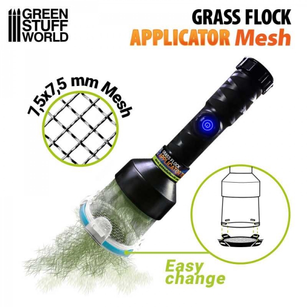 Green Stuff World: Grass Flock Applicator - Large Mesh