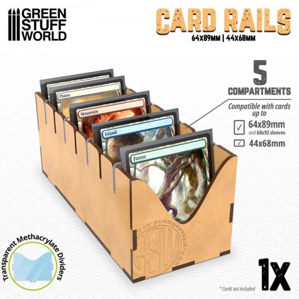 Green Stuff World: Card Organizers - 75x185mm