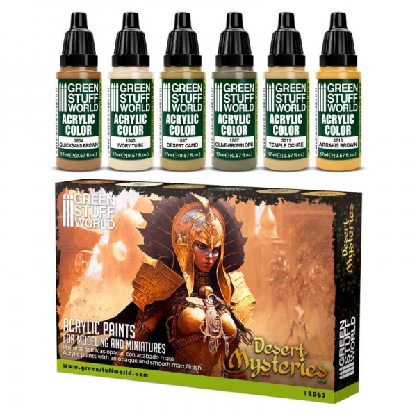 Green Stuff World: Paint Set - Desert Mysteries