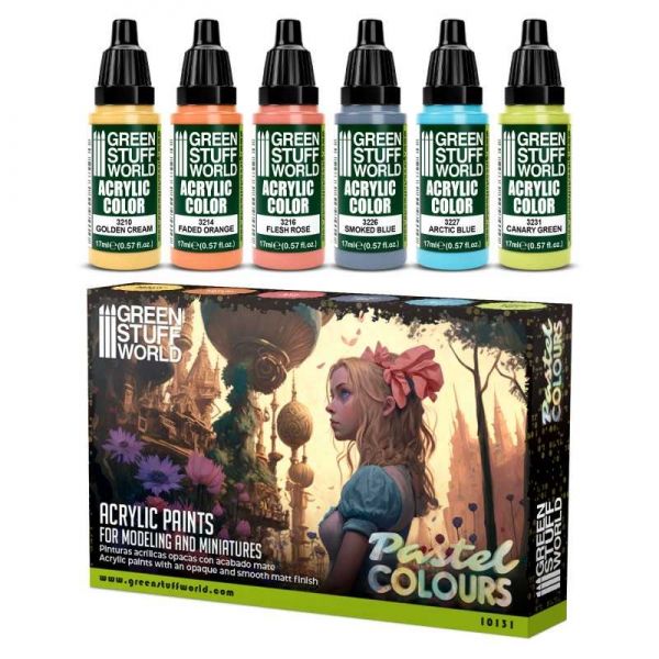 Green Stuff World: Paint Set - Pastel Colors
