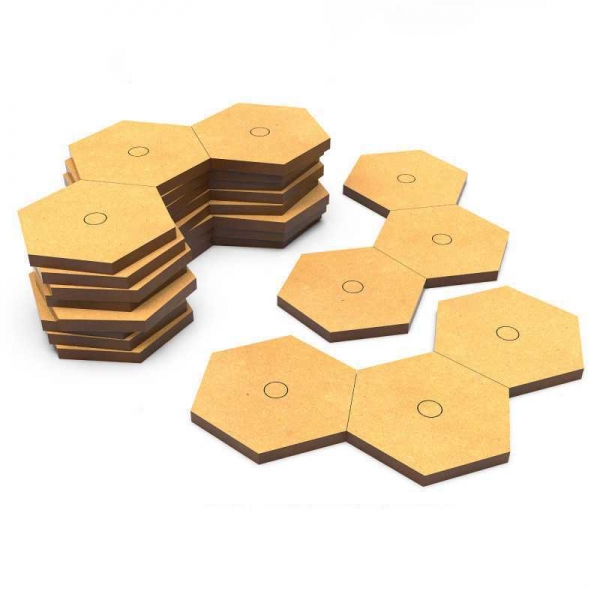 Green Stuff World: Triple Hex bases 32mm - Type 1