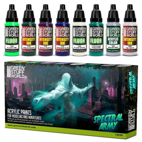 Green Stuff World: Paint Set - Spectral Army
