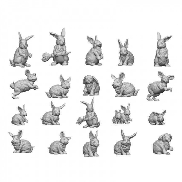 Green Stuff World: Rabbits 1:48
