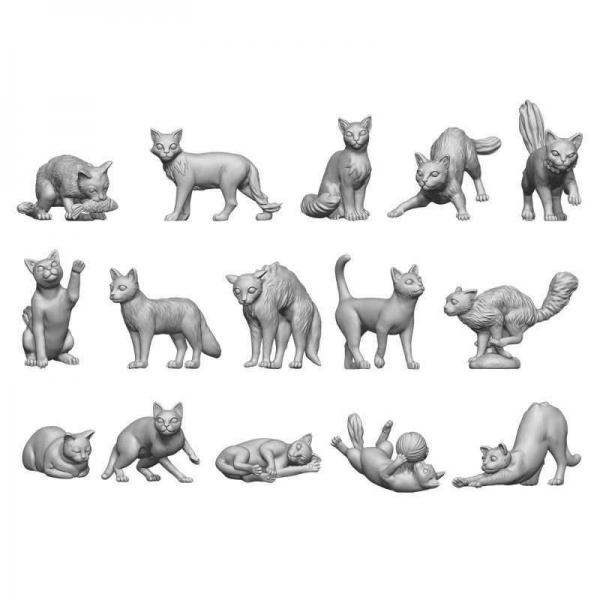 Green Stuff World: Cats 1:48