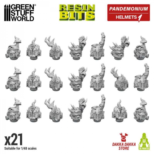 Green Stuff World: DakkaDakka - Pandemonium - Heads 1:48