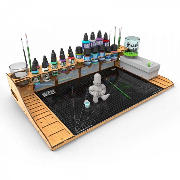 Green Stuff World: Paint Station with Cutting Mat