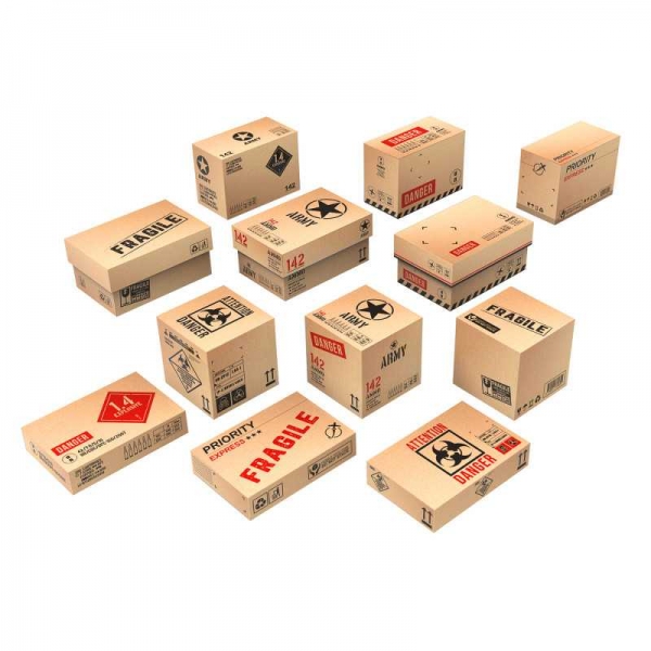 Green Stuff World: Miniature Printed Boxes - Small