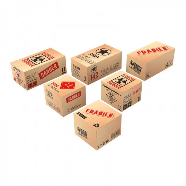 Green Stuff World: Miniature Printed Boxes - Large