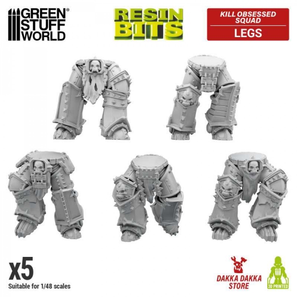 Green Stuff World: DakkaDakka - Kill Obsessed Squad - Legs 1:48
