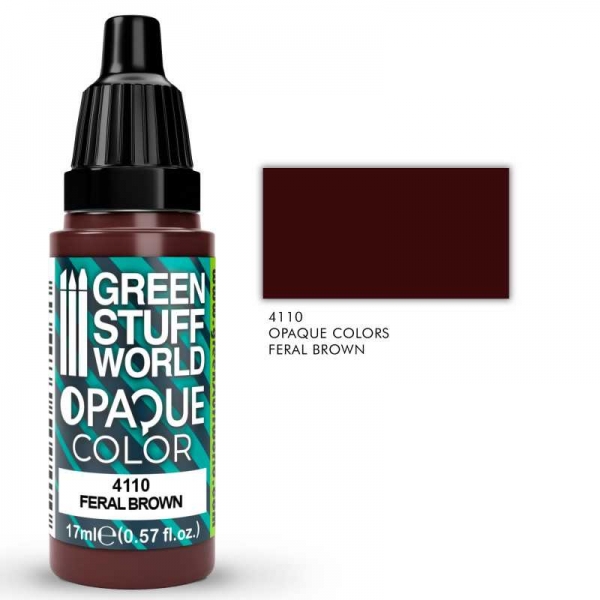 Green Stuff World: Opaque Colors - Feral Brown