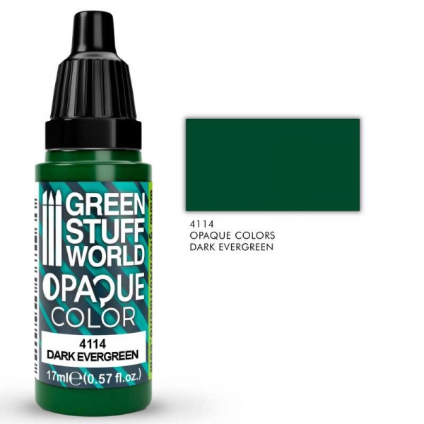 Green Stuff World: Opaque Colors - Dark Evergreen