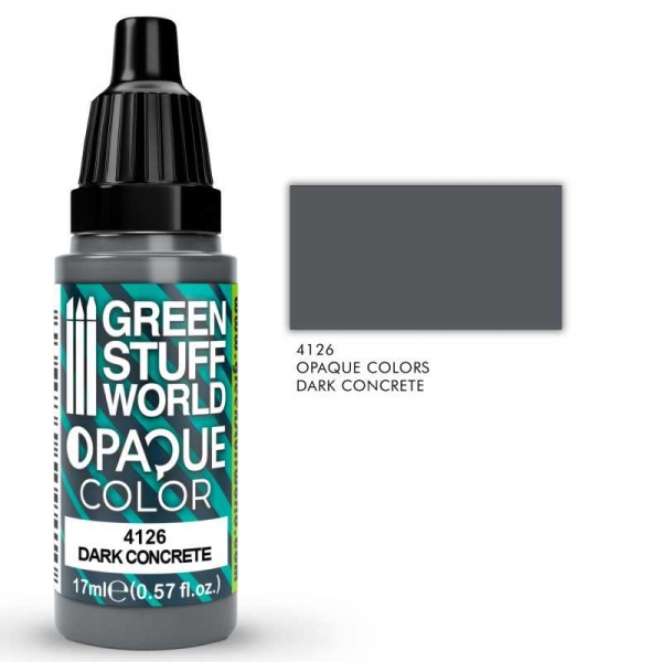Green Stuff World: Opaque Colors - Dark Concrete