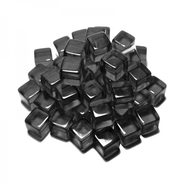Green Stuff World: Gaming Tokens - Black Cubes 10mm