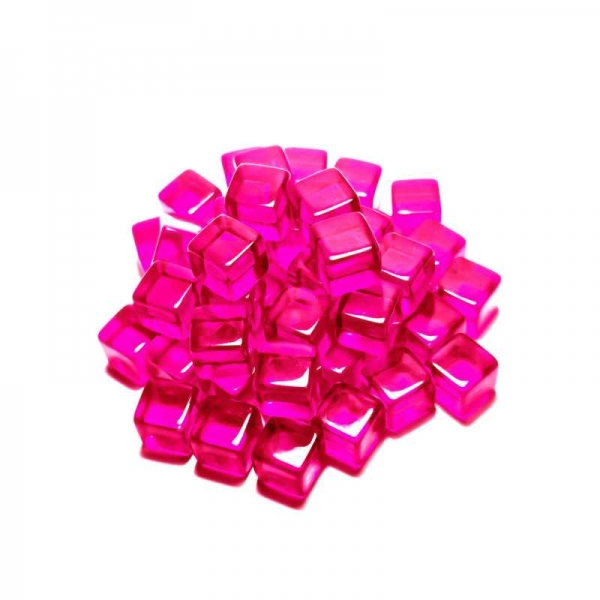 Green Stuff World: Gaming Tokens - Pink Cubes 8mm
