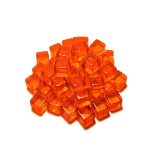 Green Stuff World: Gaming Tokens - Orange Cubes 8mm