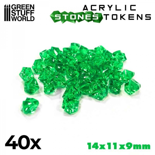 Green Stuff World: Tokens - Green Warpstones