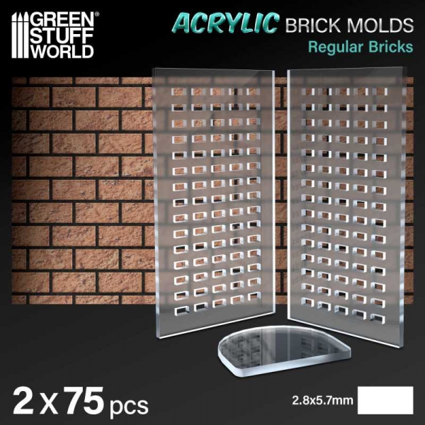 Green Stuff World: Acrylic molds - Bricks