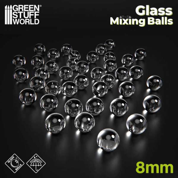 Green Stuff World: Glass Mixing Balls 8mm