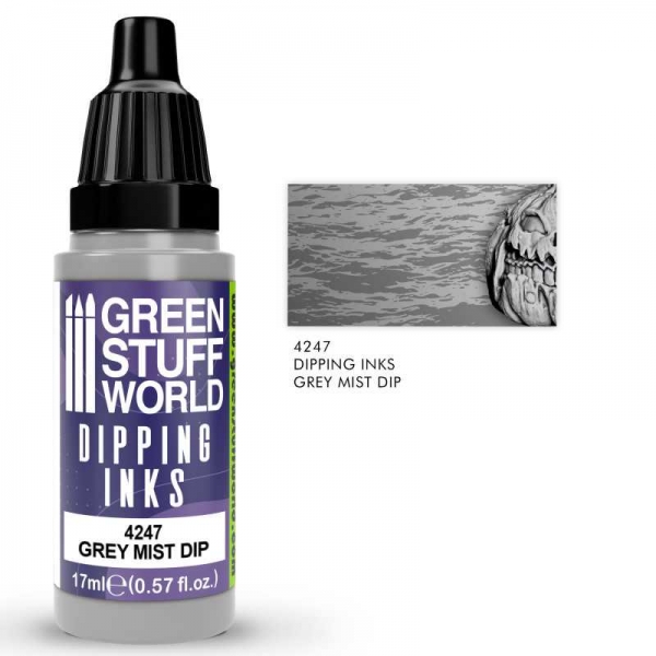 Green Stuff World: Dipping ink 17 ml - Grey Mist Dip