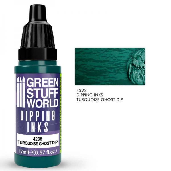 Green Stuff World: Dipping ink 17 ml - Turquoise Ghost Dip