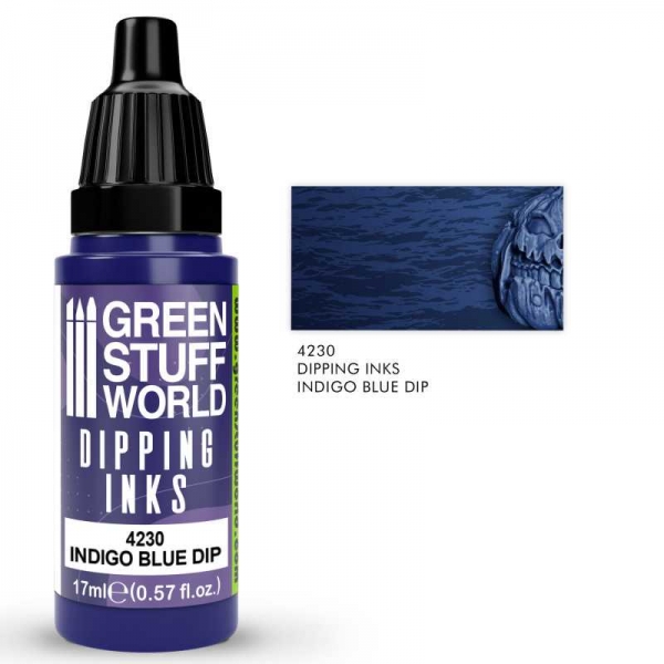 Green Stuff World: Dipping ink 17 ml - Indigo Blue Dip