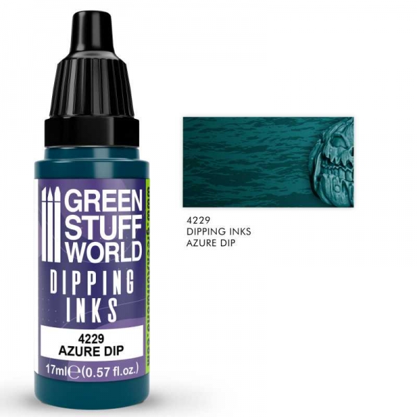Green Stuff World: Dipping ink 17 ml - Azure Dip