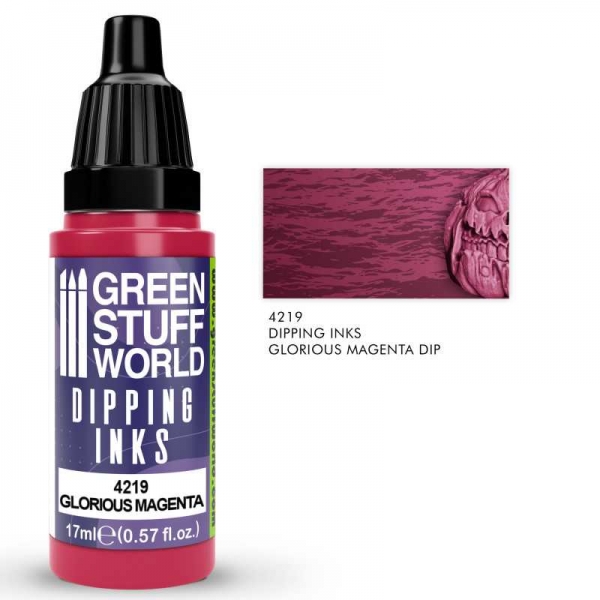 Green Stuff World: Dipping ink 17 ml - Glorious Magenta Dip