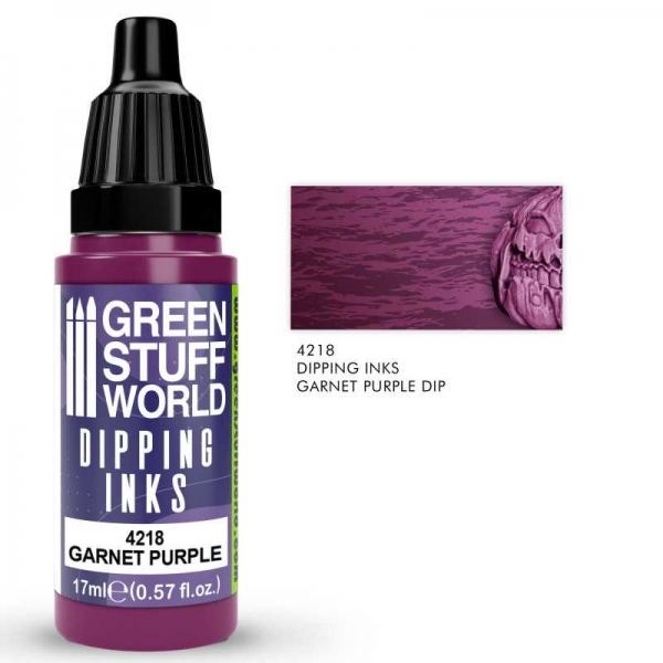 Green Stuff World: Dipping ink 17 ml - Garnet Purple Dip