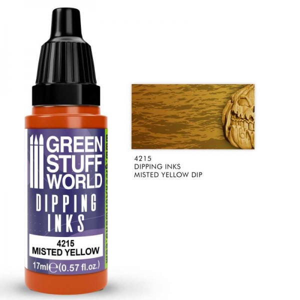 Green Stuff World: Dipping ink 17 ml - Misted Yellow Dip
