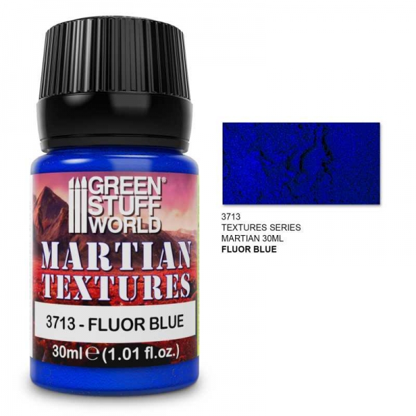 Green Stuff World: Textured Paint - Martian - Fluor Blue 30ml