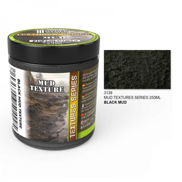 Green Stuff World: Mud Textures - BLACK MUD 250ml