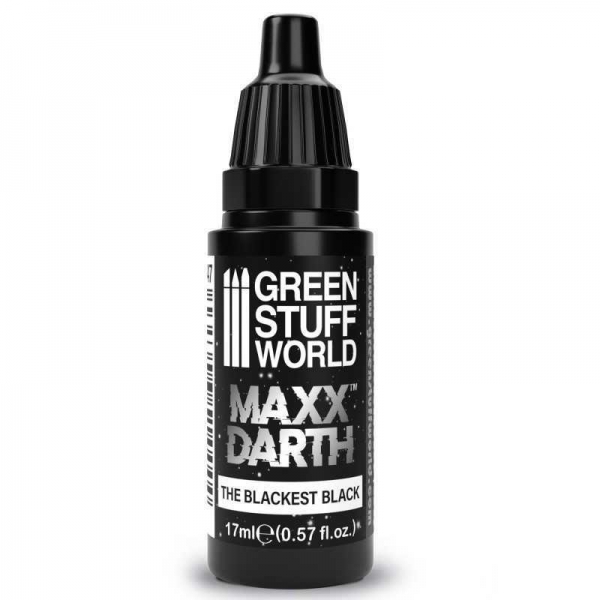Green Stuff World: Maxx Darth Black Paint 17 ml