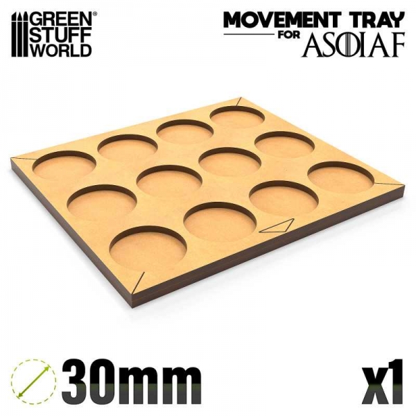 Green Stuff World: MDF Movement Trays ASOIAF - 50mm 12x1