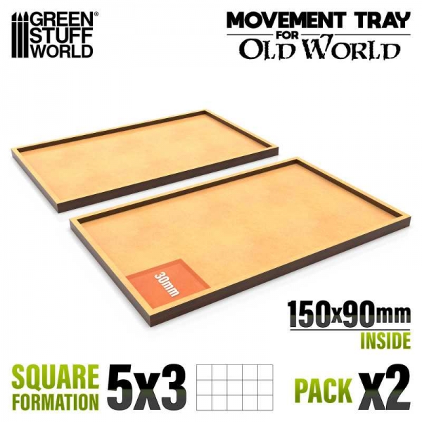 Green Stuff World: MDF Movement Trays 150x90mm