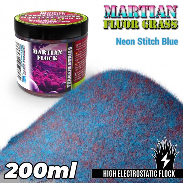 Green Stuff World: Martian Fluor Grass - Neon Stitch Blue  - 200ml