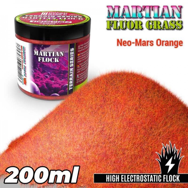 Green Stuff World: Martian Fluor Grass - Neo-Mars Orange - 200ml