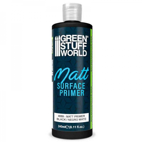 Green Stuff World: Matt Black Primer 240ml - Black