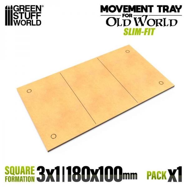 Green Stuff World: MDF Movement Trays - Slimfit 180x100mm