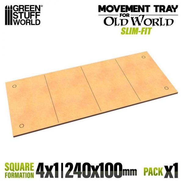 Green Stuff World: MDF Movement Trays - Slimfit 240x100mm