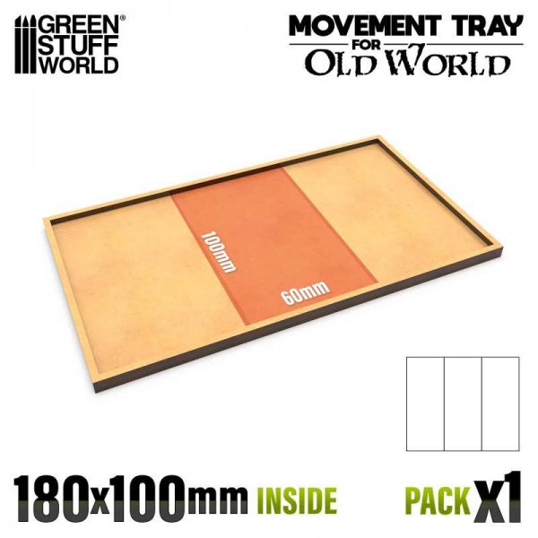 Green Stuff World: MDF Movement Trays - 180x100mm