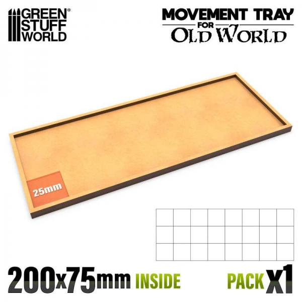 Green Stuff World: MDF Movement Trays - 200x75mm