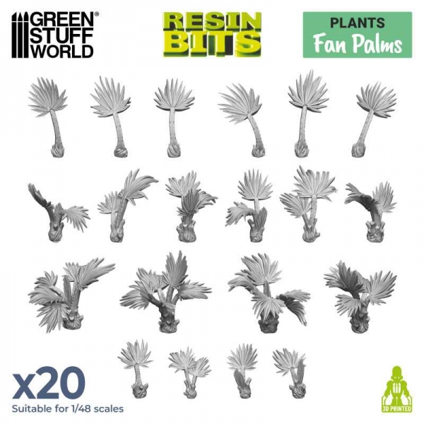 Green Stuff World: Fan Palms 1:48-1:35