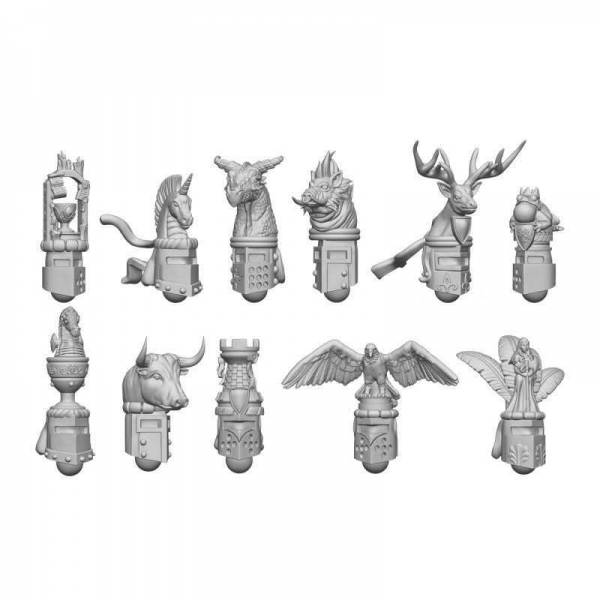 Green Stuff World: Old World Knight Helmets 1:48