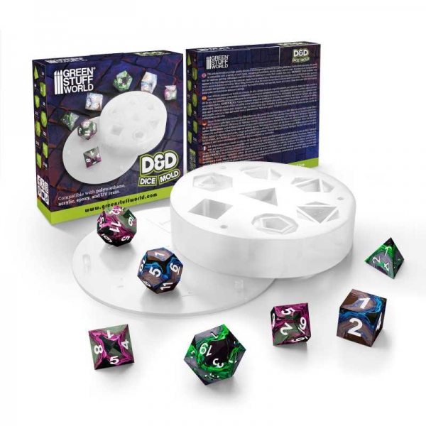 Green Stuff World: Custom dnd dice mold