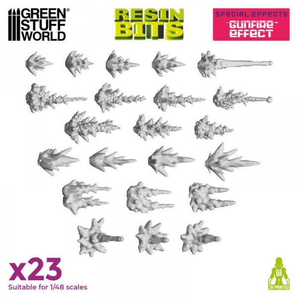 Green Stuff World: Gunfire Effect 1:48