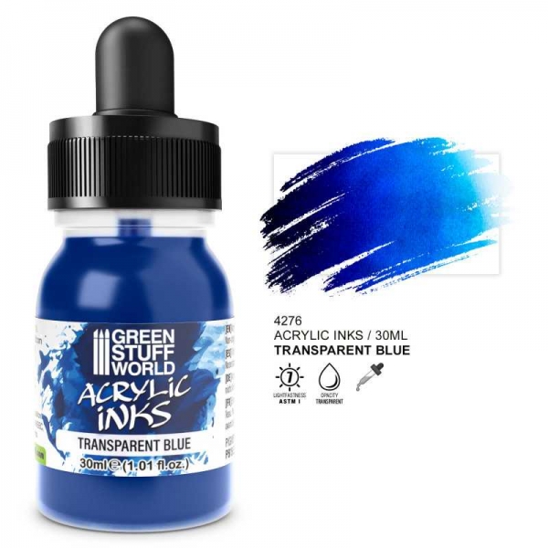 Green Stuff World: Transparent Acrylic Ink - Blue