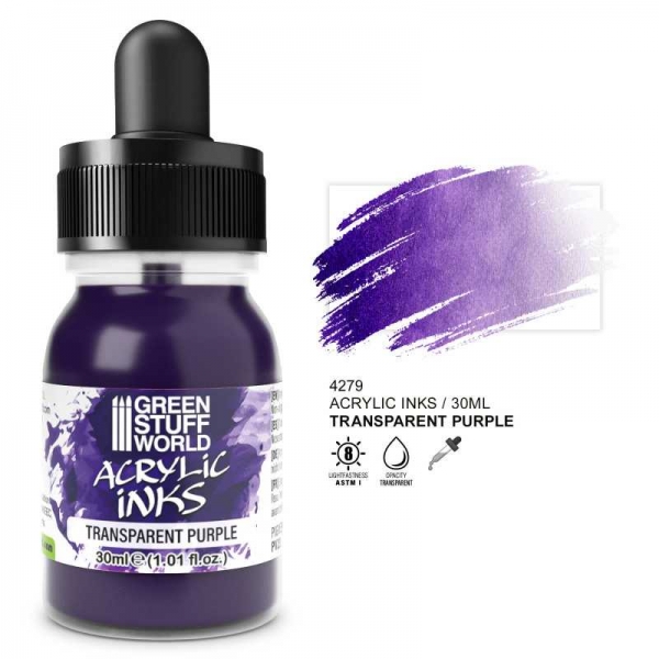 Green Stuff World: Transparent Acrylic Ink - Purple